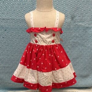 SweetHoney Red and White Polka Dot Dress